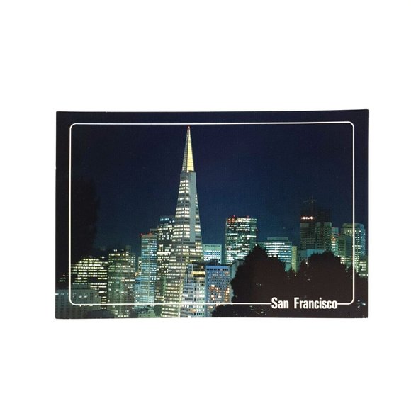 San Francisco Novelty Other - San Francisco CA Transamerica Bldg Postcard Collector Series #SF-32 Vintage 1990